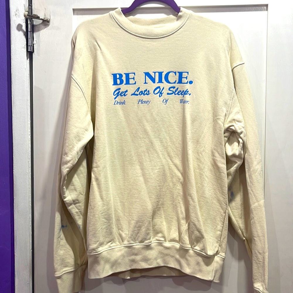 Sporty & Rich Cream Sweatshirt